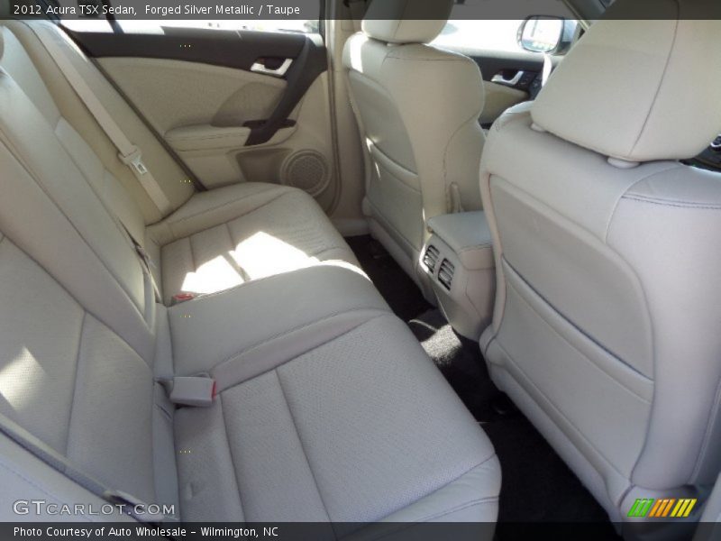 Forged Silver Metallic / Taupe 2012 Acura TSX Sedan