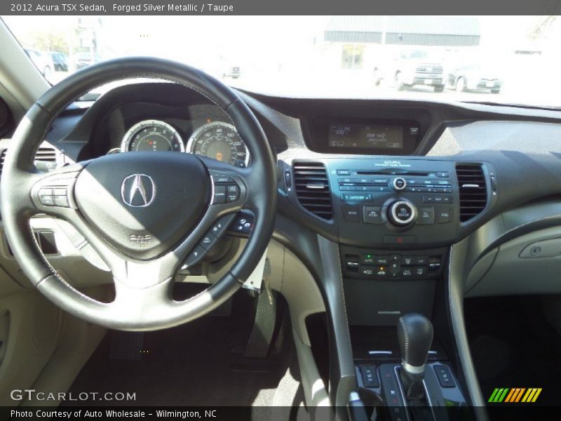 Forged Silver Metallic / Taupe 2012 Acura TSX Sedan