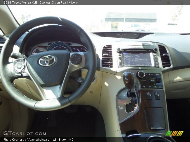 Cypress Green Pearl / Ivory 2014 Toyota Venza XLE