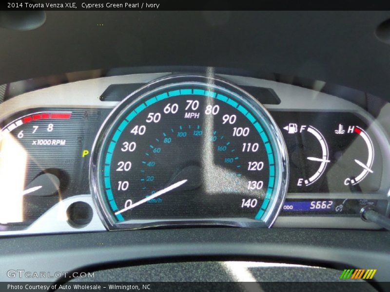 Cypress Green Pearl / Ivory 2014 Toyota Venza XLE