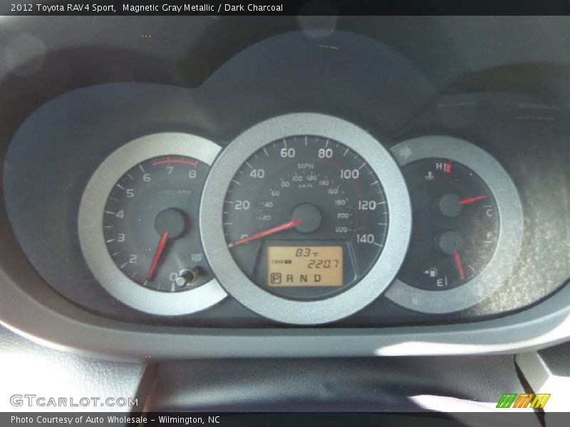 Magnetic Gray Metallic / Dark Charcoal 2012 Toyota RAV4 Sport