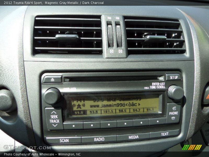 Magnetic Gray Metallic / Dark Charcoal 2012 Toyota RAV4 Sport