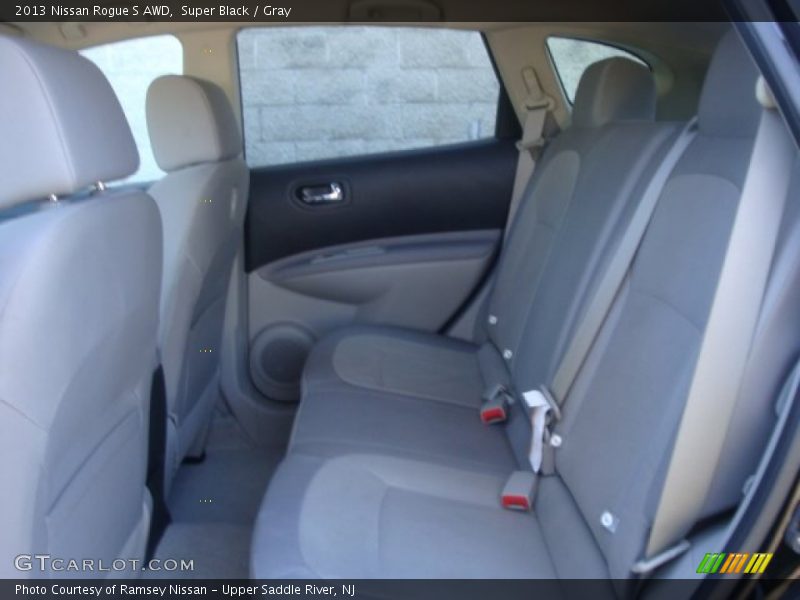 Super Black / Gray 2013 Nissan Rogue S AWD