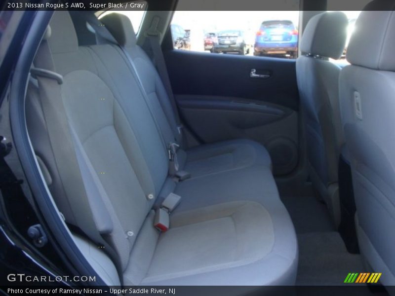 Super Black / Gray 2013 Nissan Rogue S AWD