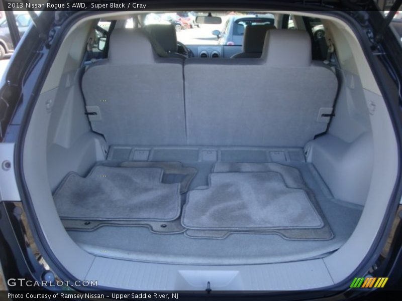 Super Black / Gray 2013 Nissan Rogue S AWD