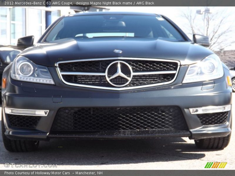 designo Magno Night Black matte / AMG Black 2012 Mercedes-Benz C 63 AMG Coupe