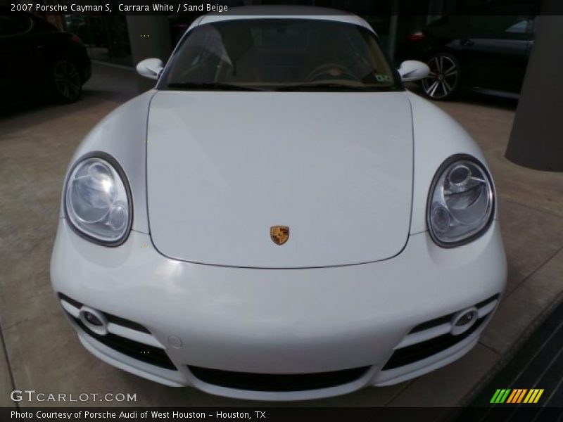 Carrara White / Sand Beige 2007 Porsche Cayman S