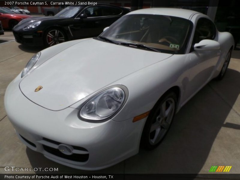 Carrara White / Sand Beige 2007 Porsche Cayman S