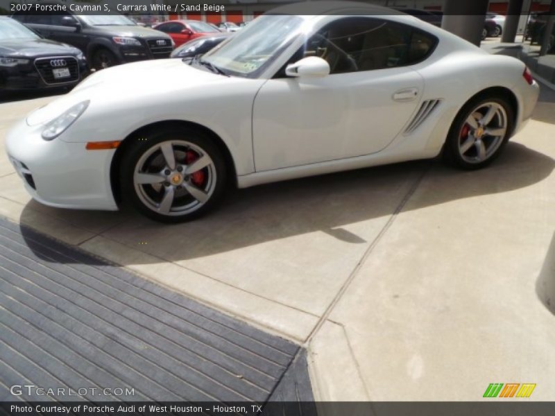 Carrara White / Sand Beige 2007 Porsche Cayman S