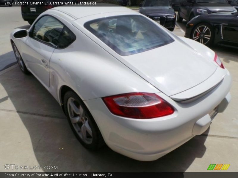 Carrara White / Sand Beige 2007 Porsche Cayman S