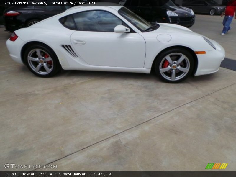 Carrara White / Sand Beige 2007 Porsche Cayman S