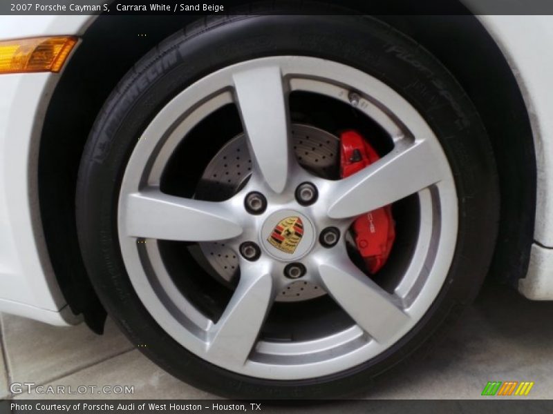 Carrara White / Sand Beige 2007 Porsche Cayman S
