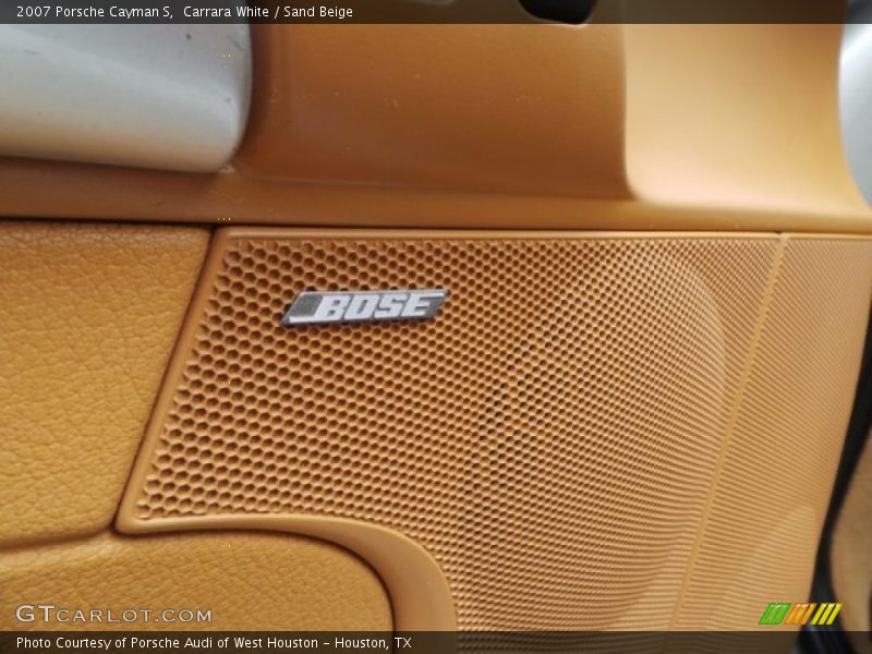 Carrara White / Sand Beige 2007 Porsche Cayman S