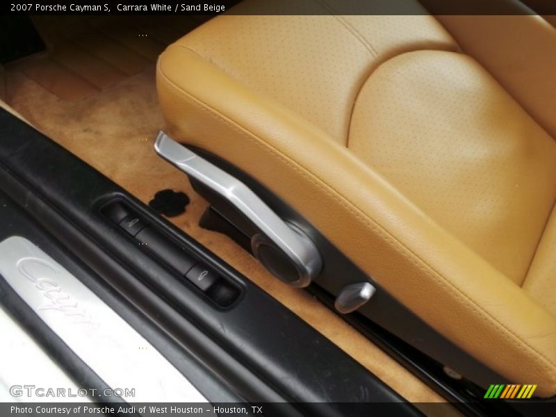 Carrara White / Sand Beige 2007 Porsche Cayman S