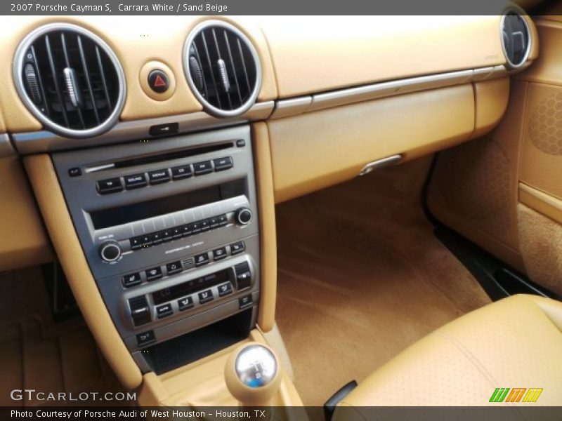 Carrara White / Sand Beige 2007 Porsche Cayman S