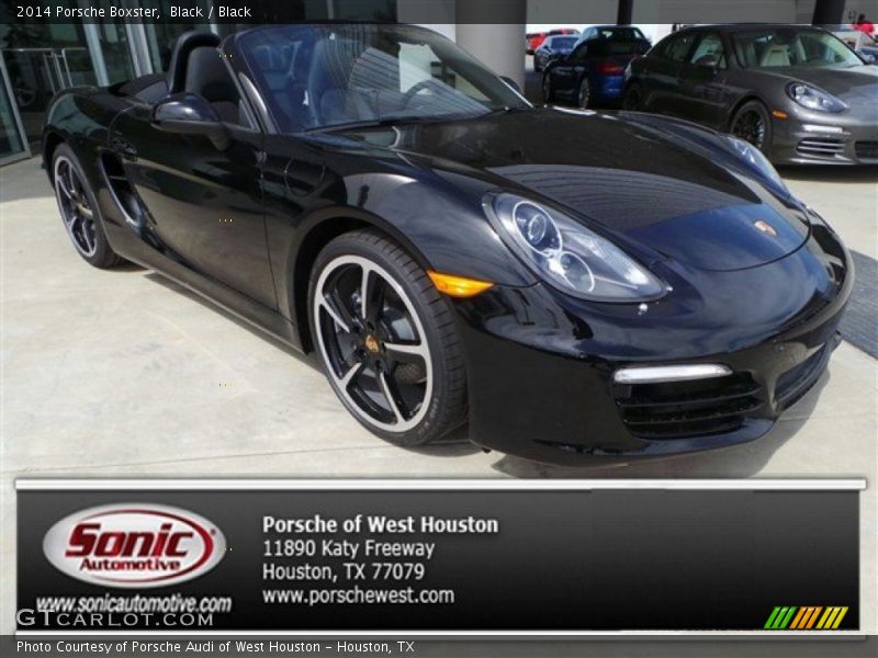 Black / Black 2014 Porsche Boxster