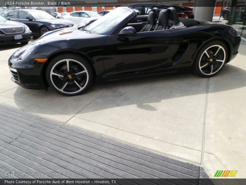 Black / Black 2014 Porsche Boxster