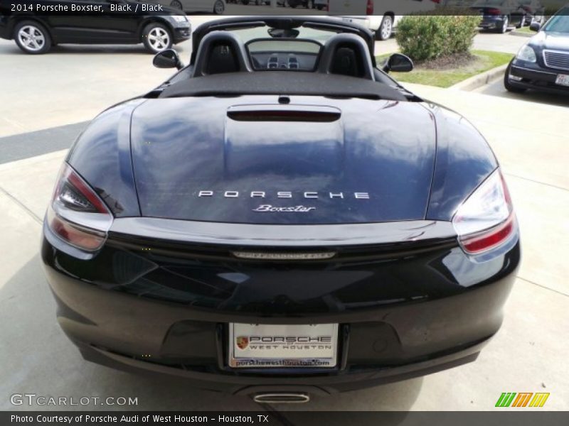 Black / Black 2014 Porsche Boxster