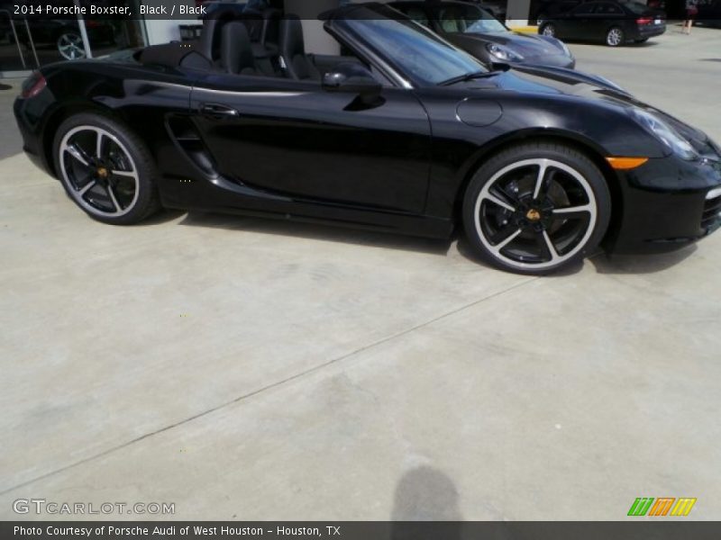 Black / Black 2014 Porsche Boxster