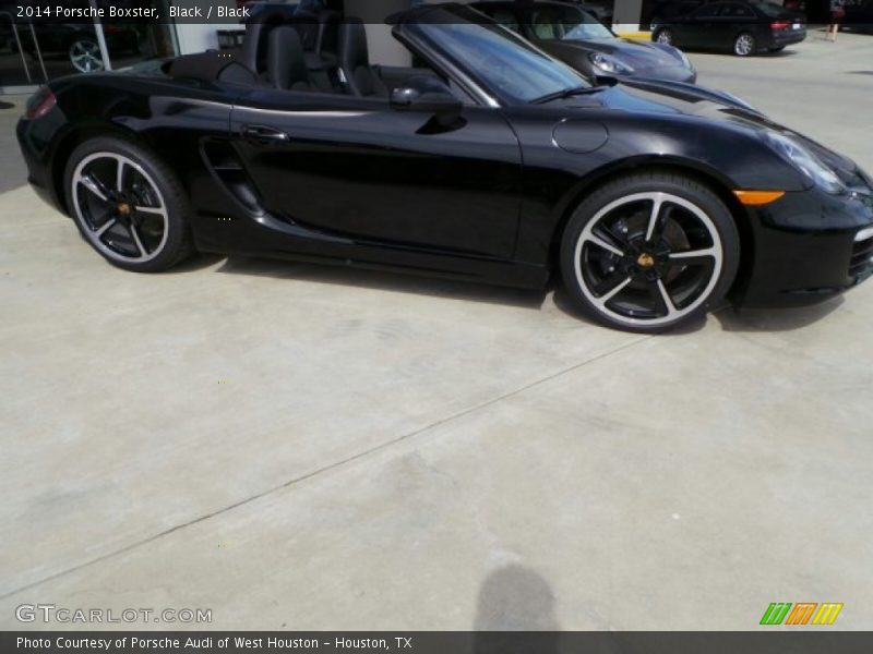 Black / Black 2014 Porsche Boxster