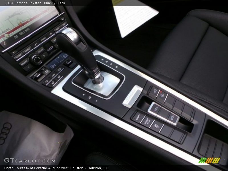 Controls of 2014 Boxster 