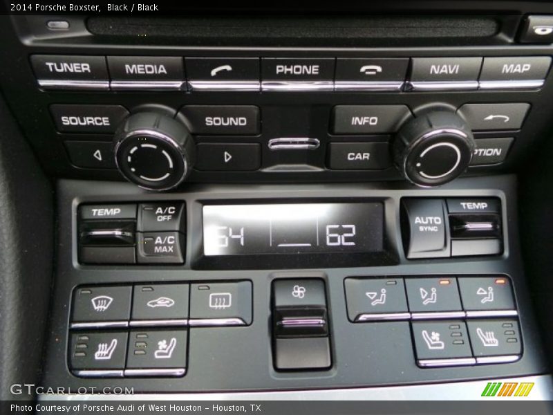 Controls of 2014 Boxster 