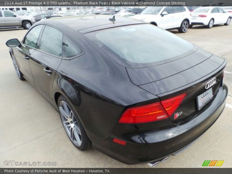 Phantom Black Pearl / Black Valcona w/Diamond Contrast Stitching 2014 Audi S7 Prestige 4.0 TFSI quattro