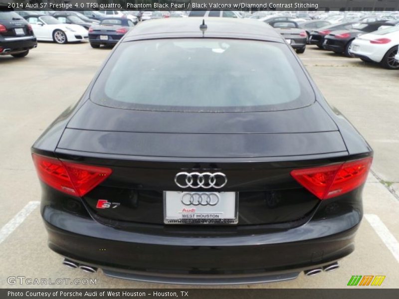 Phantom Black Pearl / Black Valcona w/Diamond Contrast Stitching 2014 Audi S7 Prestige 4.0 TFSI quattro