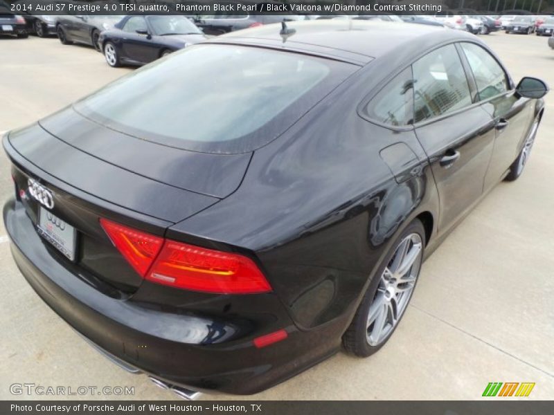 Phantom Black Pearl / Black Valcona w/Diamond Contrast Stitching 2014 Audi S7 Prestige 4.0 TFSI quattro