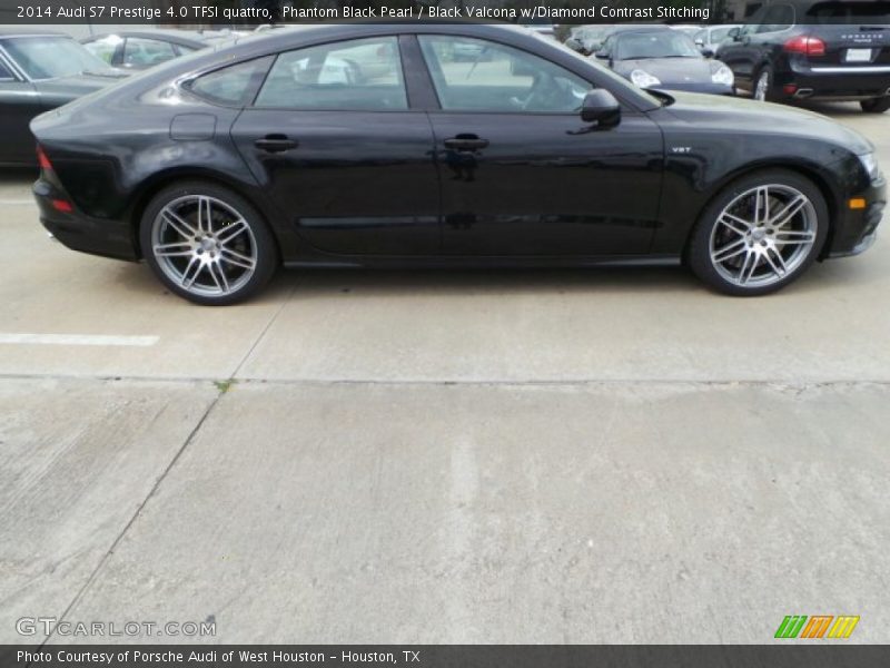 Phantom Black Pearl / Black Valcona w/Diamond Contrast Stitching 2014 Audi S7 Prestige 4.0 TFSI quattro