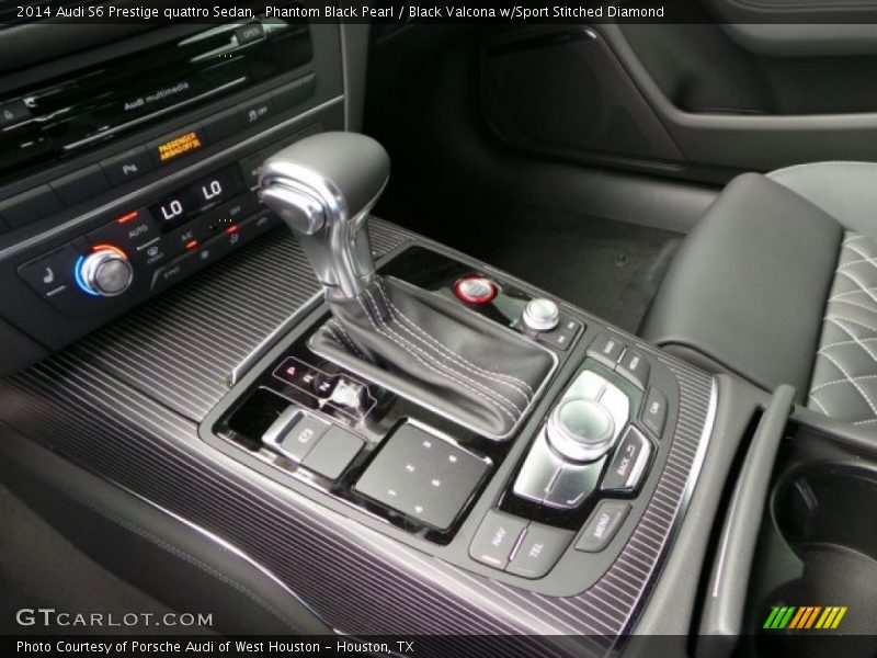 Phantom Black Pearl / Black Valcona w/Sport Stitched Diamond 2014 Audi S6 Prestige quattro Sedan