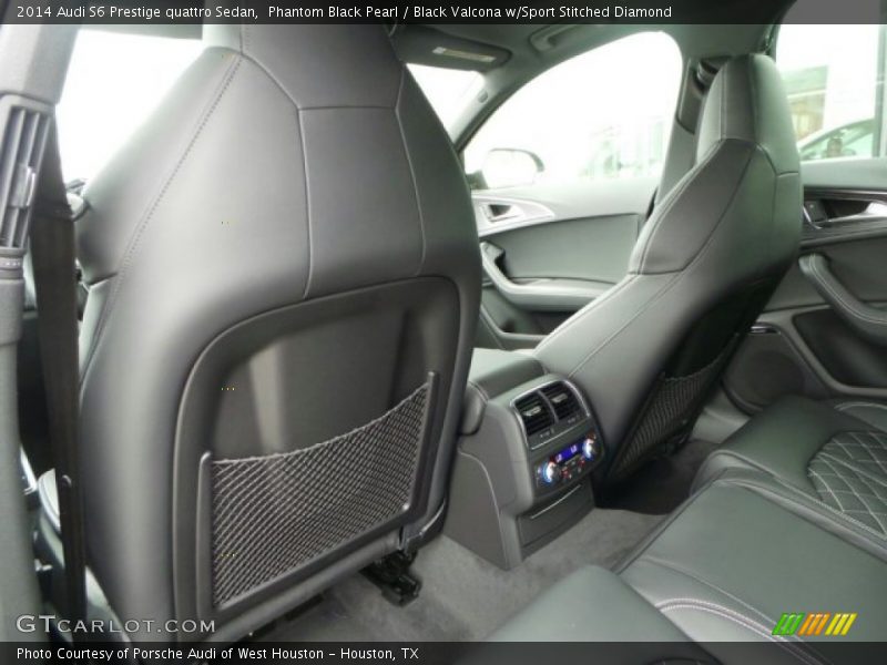 Phantom Black Pearl / Black Valcona w/Sport Stitched Diamond 2014 Audi S6 Prestige quattro Sedan