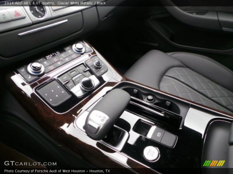 Glacier White Metallic / Black 2014 Audi A8 L 4.0T quattro