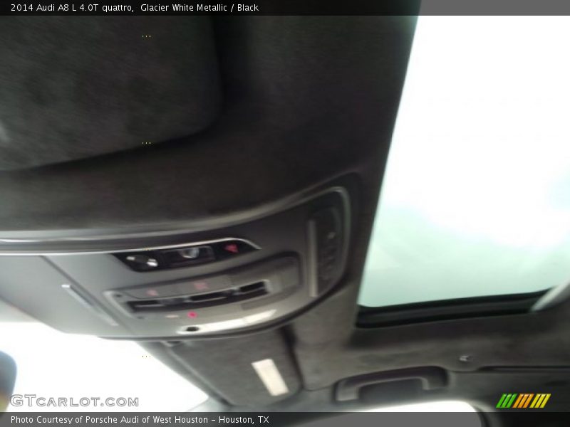 Glacier White Metallic / Black 2014 Audi A8 L 4.0T quattro
