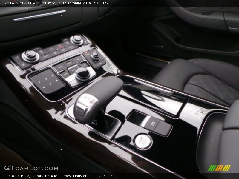 Glacier White Metallic / Black 2014 Audi A8 L 4.0T quattro