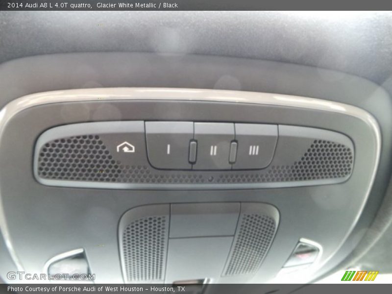 Glacier White Metallic / Black 2014 Audi A8 L 4.0T quattro
