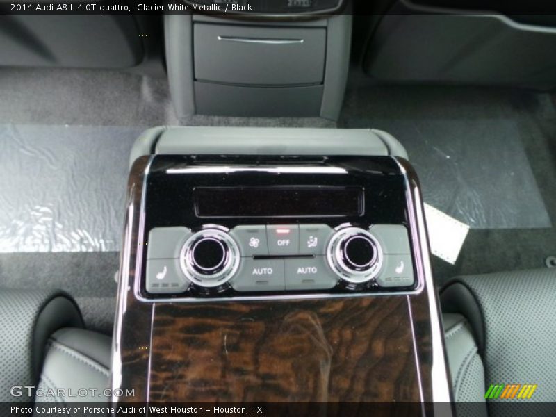 Glacier White Metallic / Black 2014 Audi A8 L 4.0T quattro