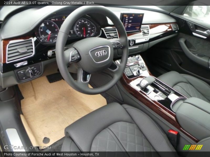  2014 A8 L 3.0T quattro Black Interior