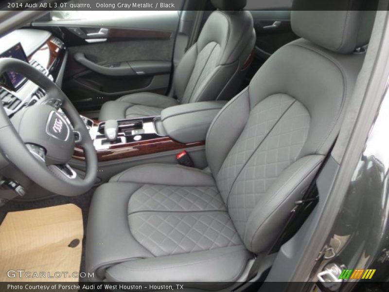 Front Seat of 2014 A8 L 3.0T quattro