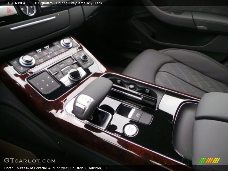Oolong Gray Metallic / Black 2014 Audi A8 L 3.0T quattro