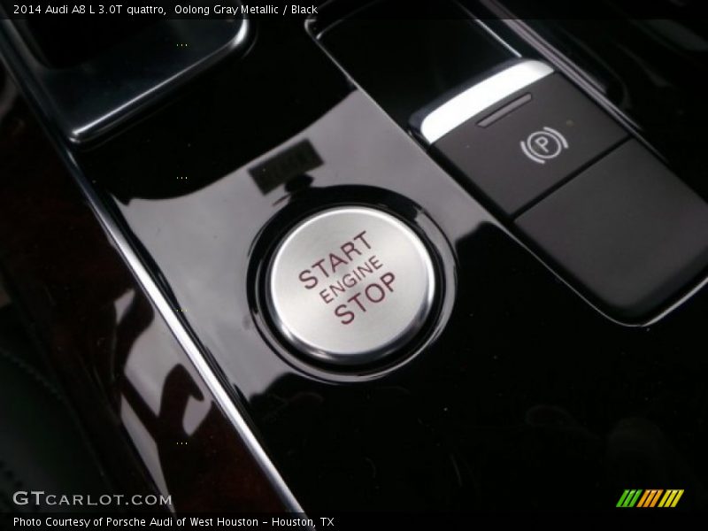 Oolong Gray Metallic / Black 2014 Audi A8 L 3.0T quattro