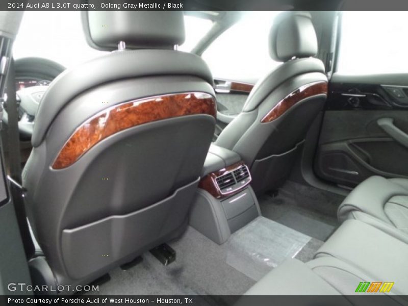 Oolong Gray Metallic / Black 2014 Audi A8 L 3.0T quattro