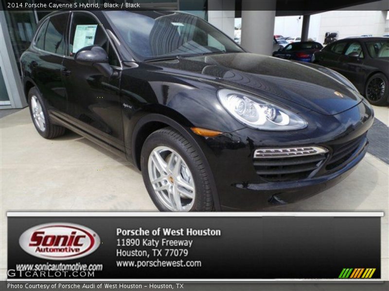 Black / Black 2014 Porsche Cayenne S Hybrid