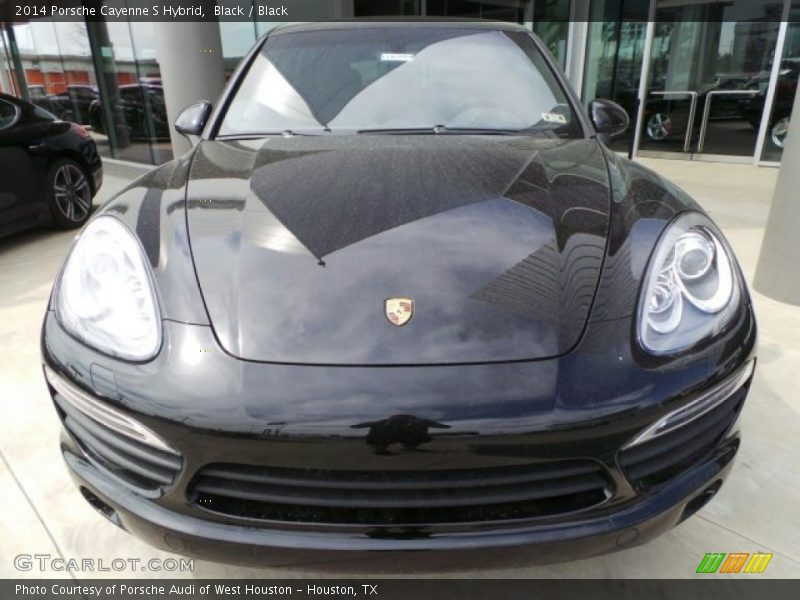 Black / Black 2014 Porsche Cayenne S Hybrid