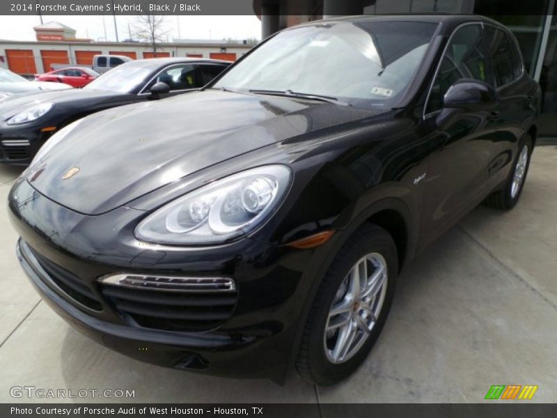 Black / Black 2014 Porsche Cayenne S Hybrid