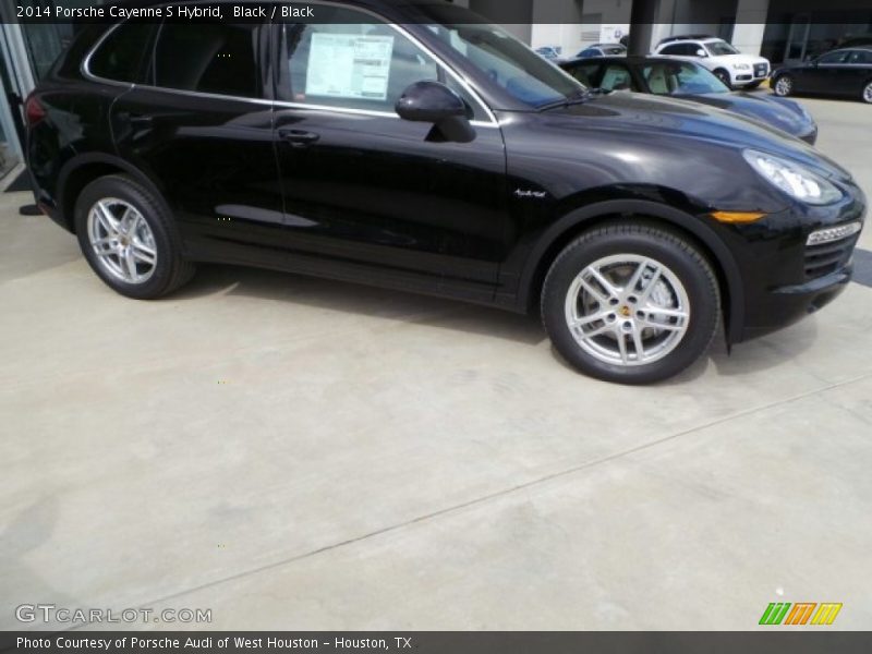 Black / Black 2014 Porsche Cayenne S Hybrid