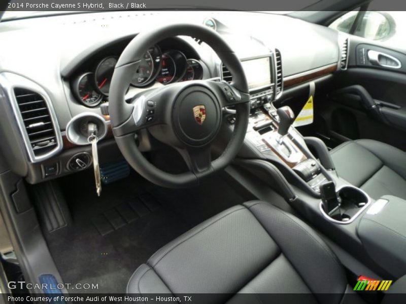  2014 Cayenne S Hybrid Black Interior