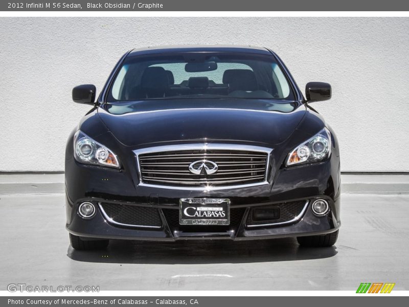 Black Obsidian / Graphite 2012 Infiniti M 56 Sedan