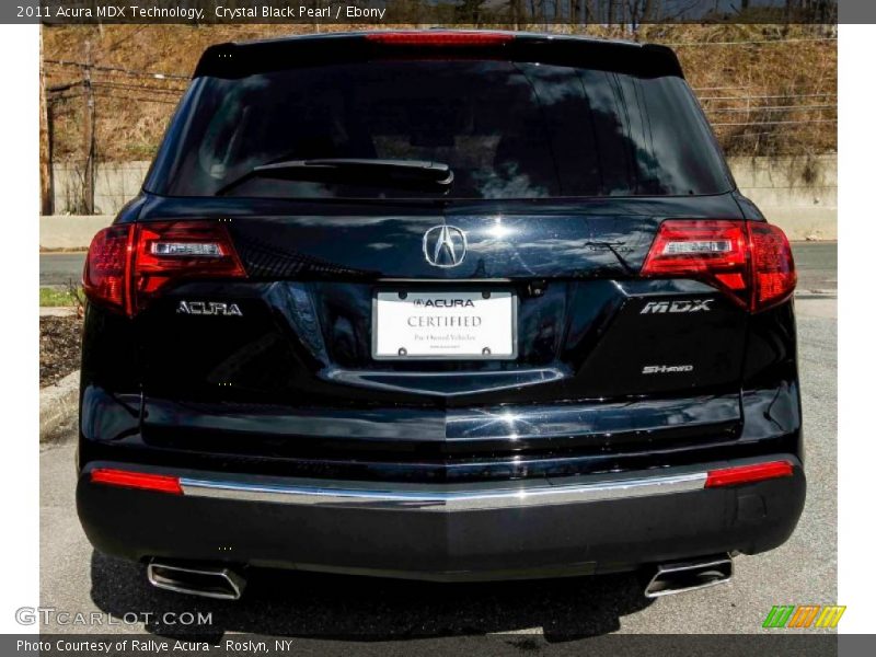 Crystal Black Pearl / Ebony 2011 Acura MDX Technology