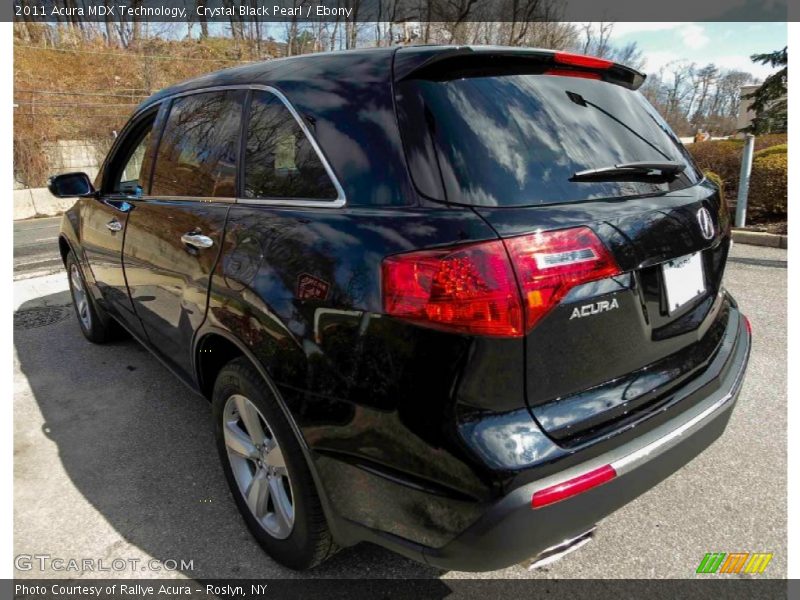 Crystal Black Pearl / Ebony 2011 Acura MDX Technology